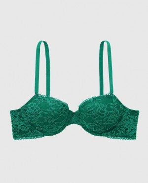La Senza Lightly Lined Demi Women Bras Green | 1bbjPHkY