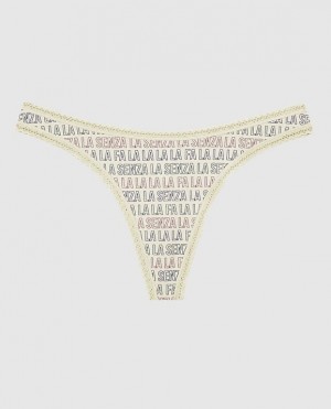 La Senza Thong Panty Women Underwear Festive LaSenza | 4zxP1BE2