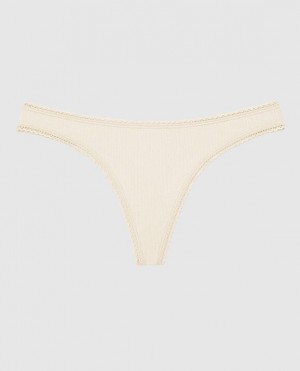 La Senza Thong Panty Women Underwear Pearl | yQybEqmG