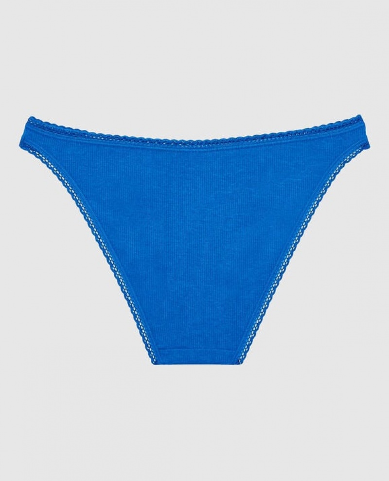 La Senza Bikini Panty Women Underwear Deep Blue | 97q95r97