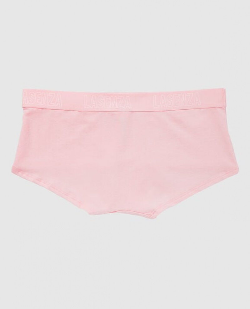 La Senza Boyshort Panty Women Underwear Pink White | VzUT6ki0
