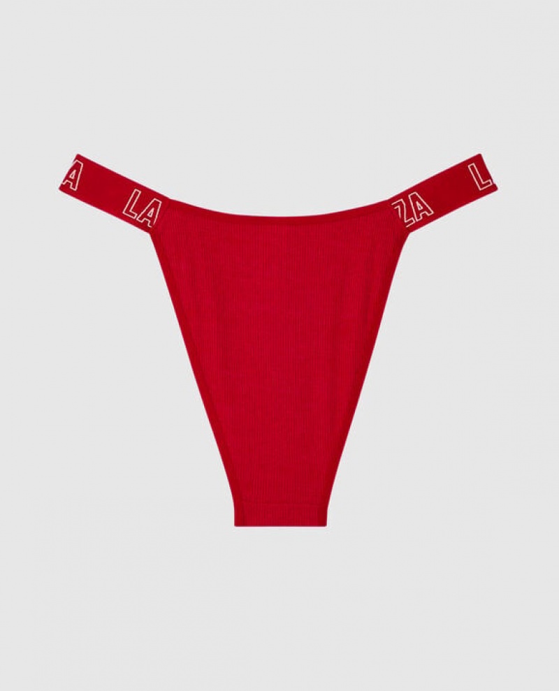 La Senza Cheeky Panty Women Underwear Red | aokiGVz3