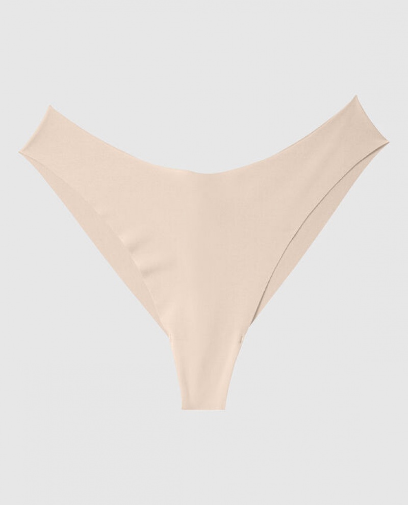 La Senza High Leg Cheeky Panty Women Underwear Rosetan 02MI | ZwFGK6Uy