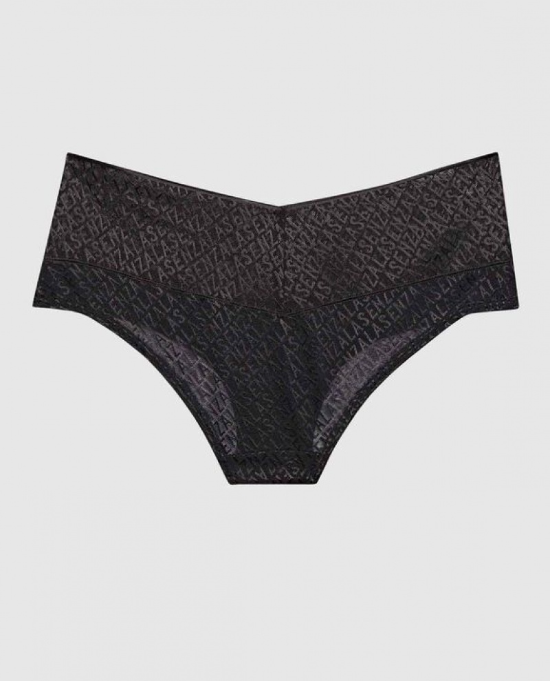 La Senza Hipster Panty Women Underwear Black | yiC9WQFH