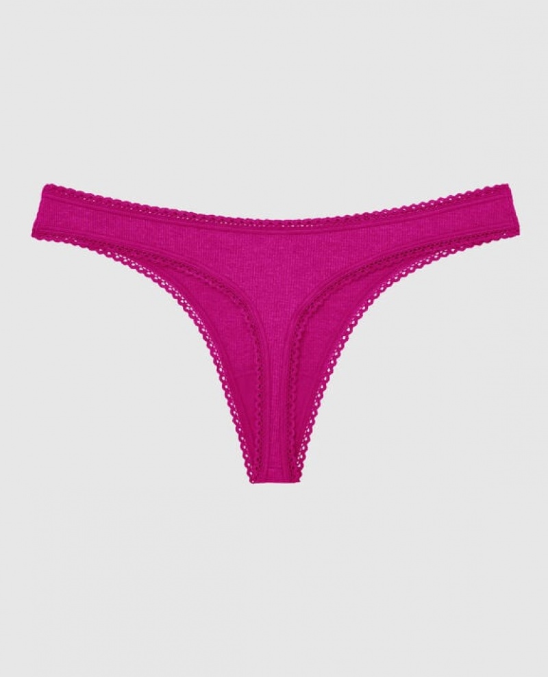 La Senza Thong Panty Women Underwear Pink | 0D0AmvRZ
